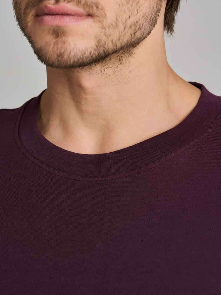 Футболка из хлопка свободного кроя