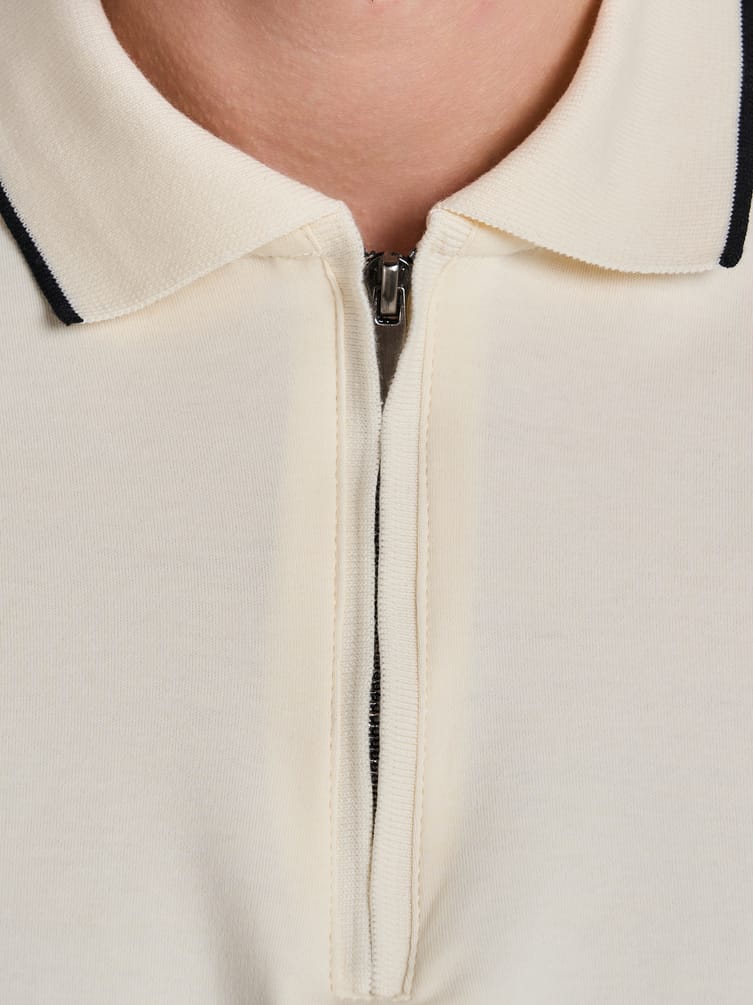 Поло хлопковое с коротким рукавом