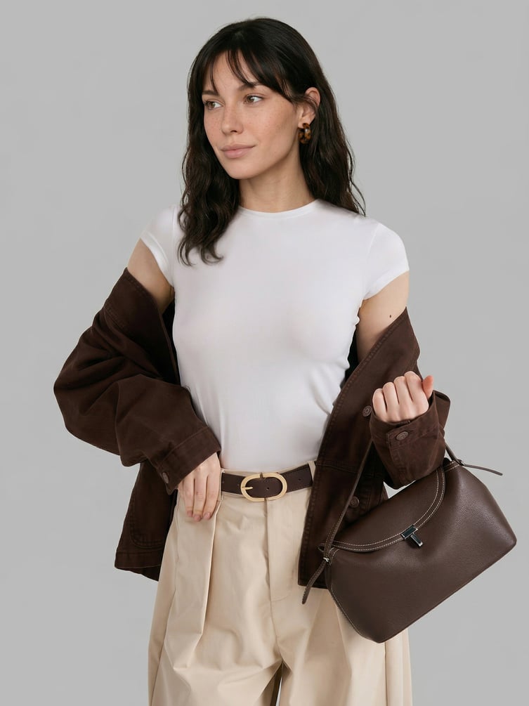 Футболка приталенная с коротким рукавом