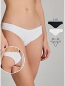 Трусы-слипы - 2 шт. бесшовные