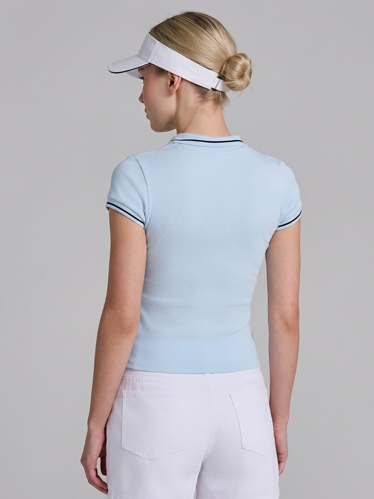 Футболка-поло с коротким рукавом