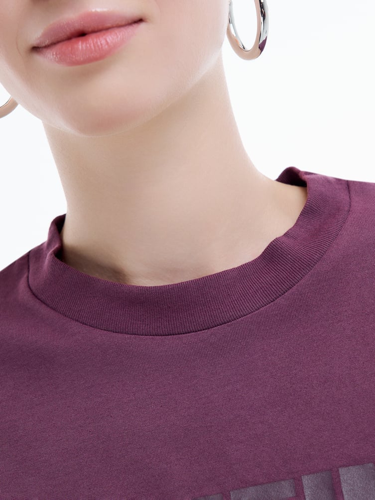 Футболка из хлопка с надписью