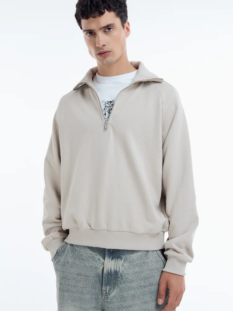 Толстовка Half zip с полузамком