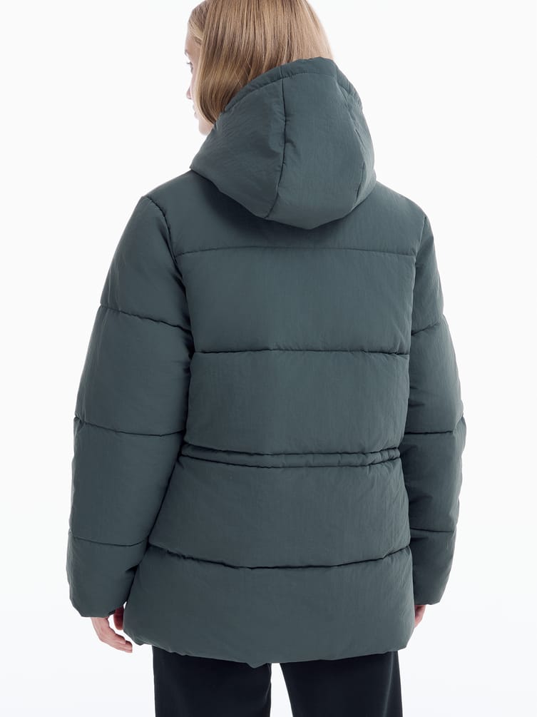 Куртка удлиненная стеганая женская