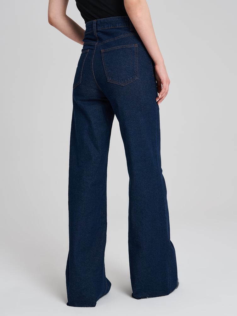 Джинсы wide leg широкие