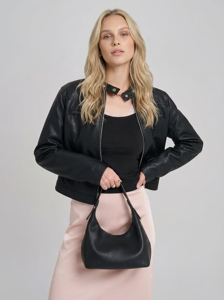 Лонгслив приталенный с длинными рукавами клеш