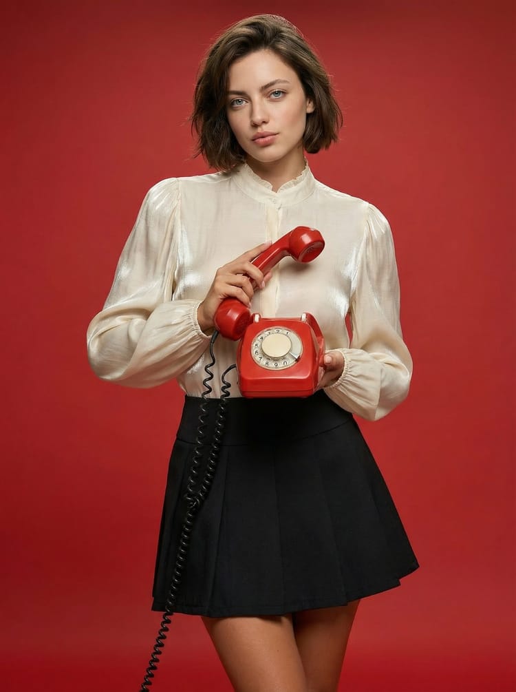 Блузка винтажная с рюшами