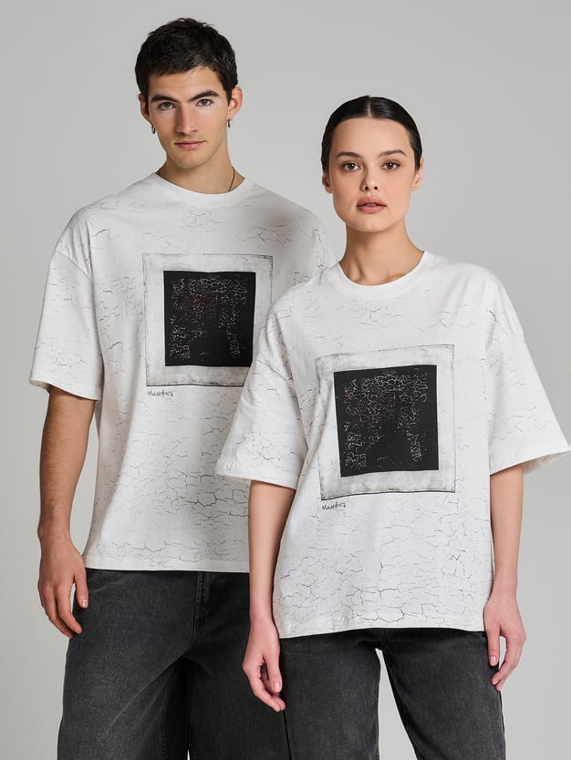 Футболка с принтом картин Третьяковской галереи