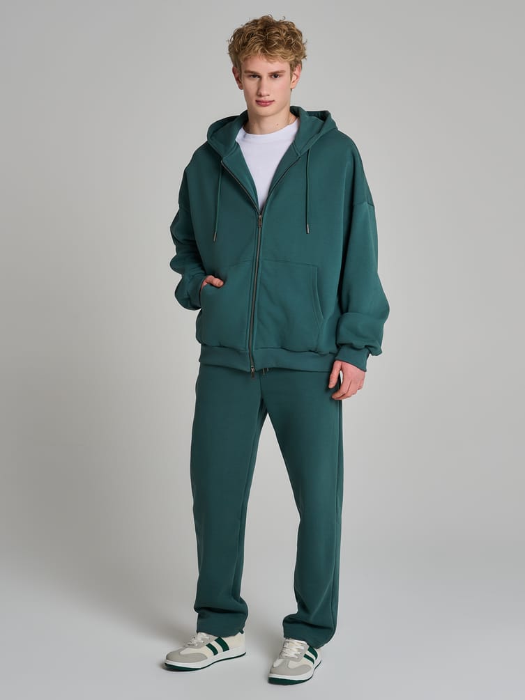 Толстовка зип худи теплая с начёсом