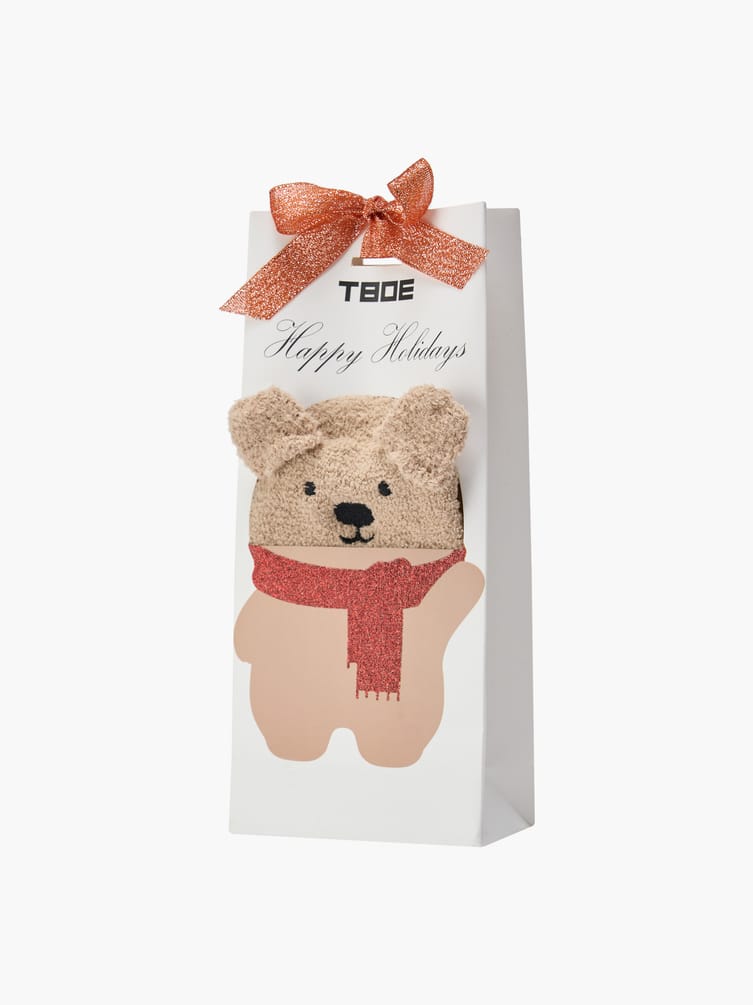 Носки - 1 пара махровые медведь