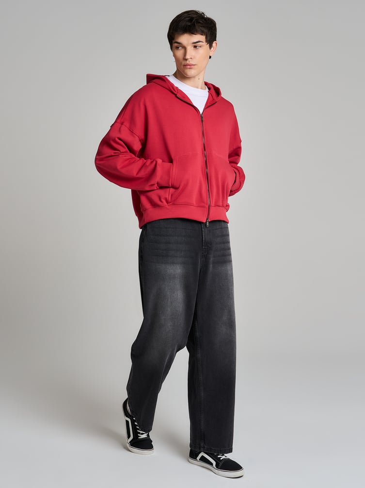 Зип худи толстовка оверсайз