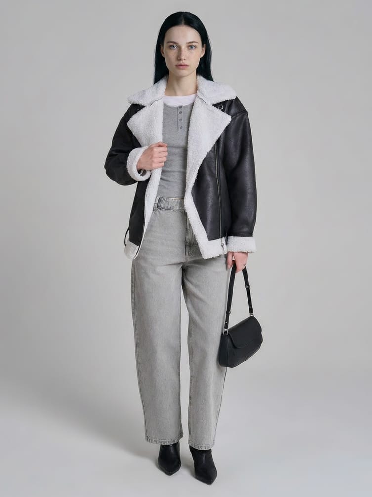 Джины багги с вареным эффектом