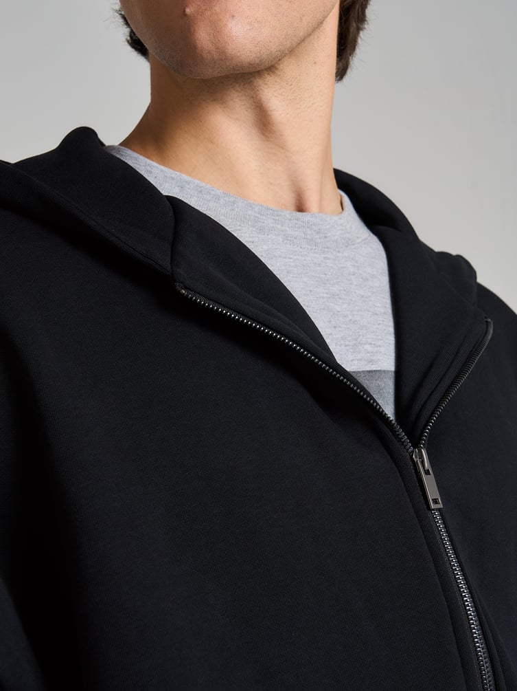 Зип худи оверсайз тёплая с начёсом