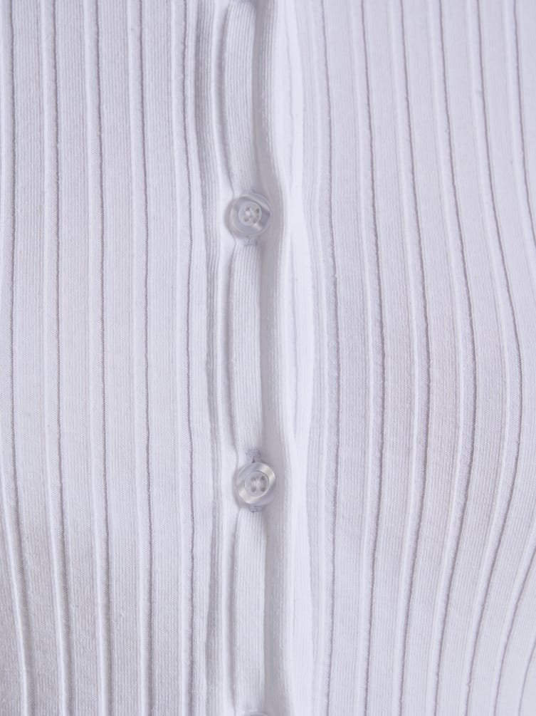 Кардиган в рубчик на пуговицах