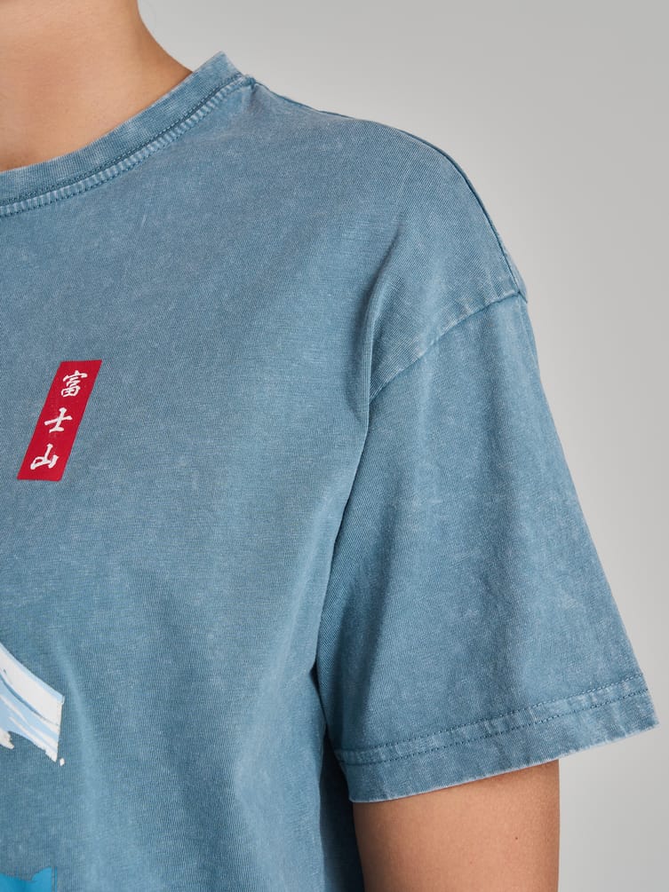 Хлопковая футболка варенка с принтом