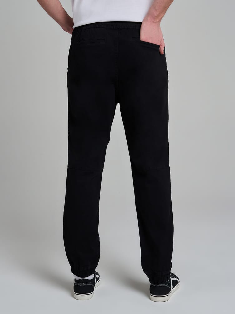 Брюки джоггеры с резинкой по низу