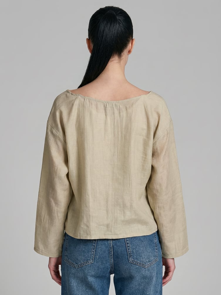 Блузка многослойная с топом