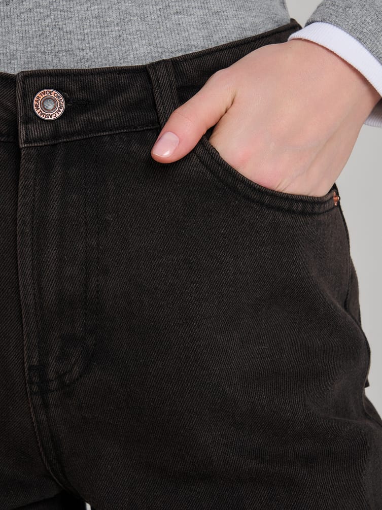 Джинсы Baggy с винтажной стиркой