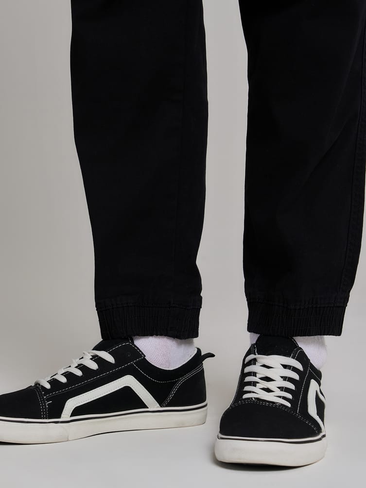 Брюки джоггеры с резинкой по низу