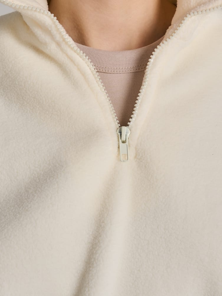 Свитшот флисовый с высоким горлом