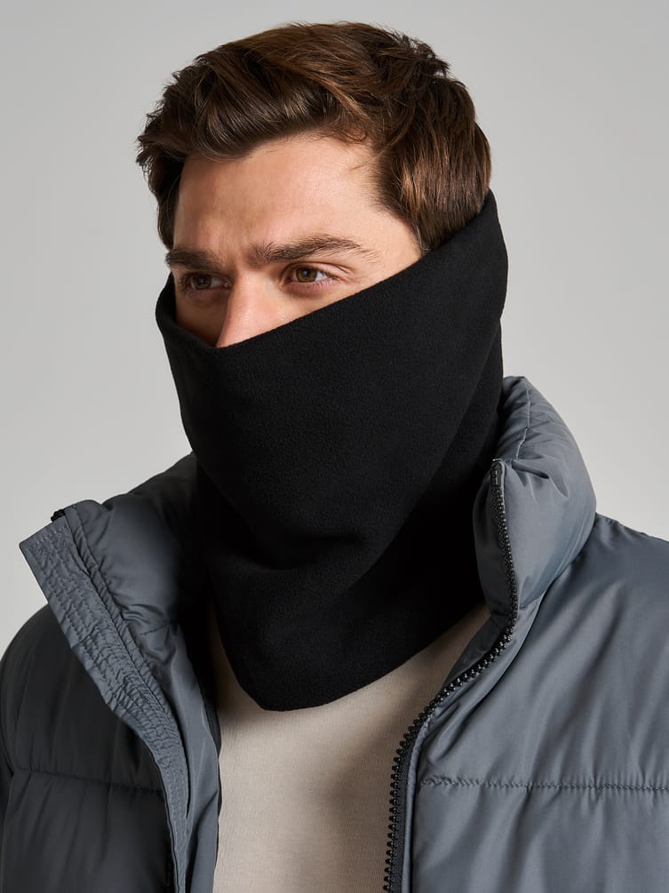 Флисовый шарф снуд