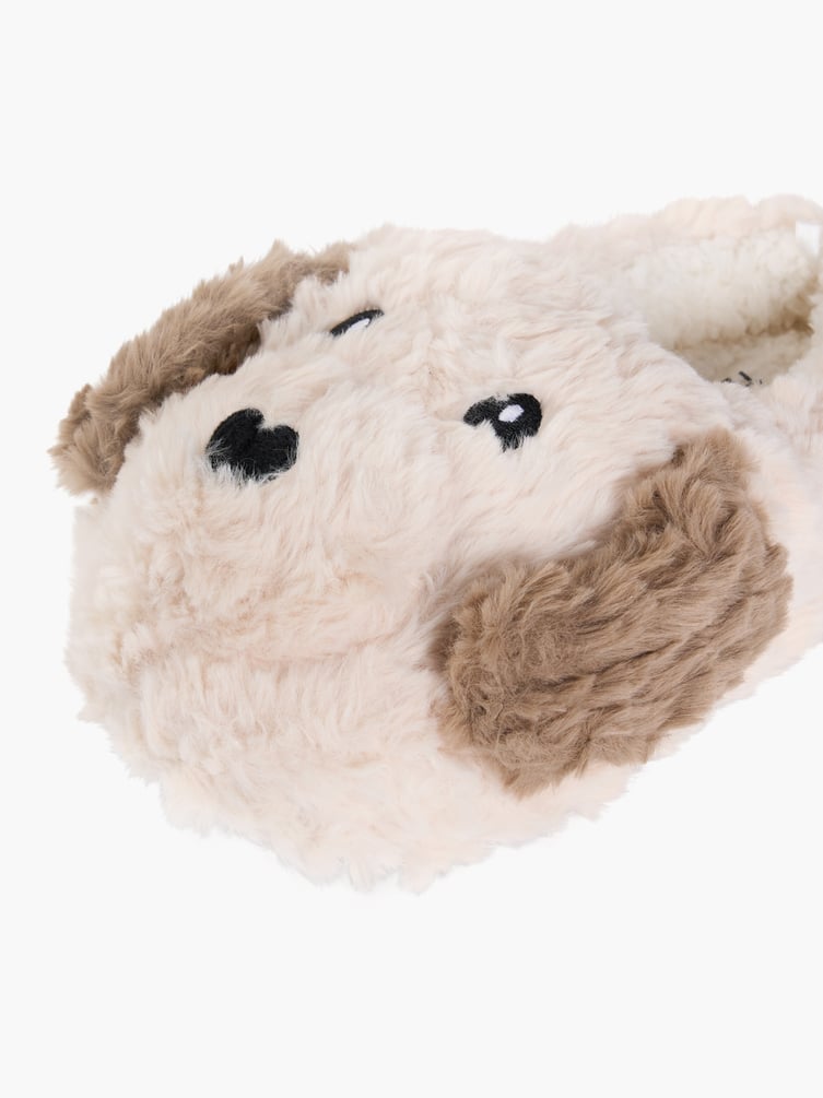 Плюшевые тапки игрушки в виде собачек