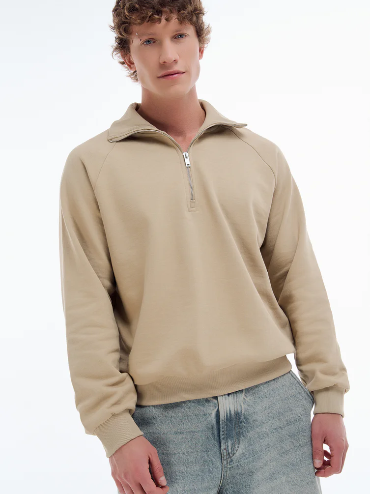 Толстовка Half zip с полузамком