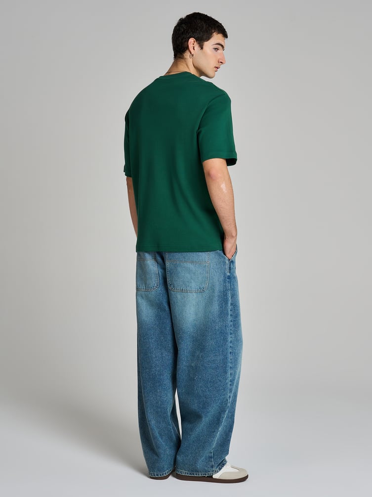 Футболка плотная однотонная