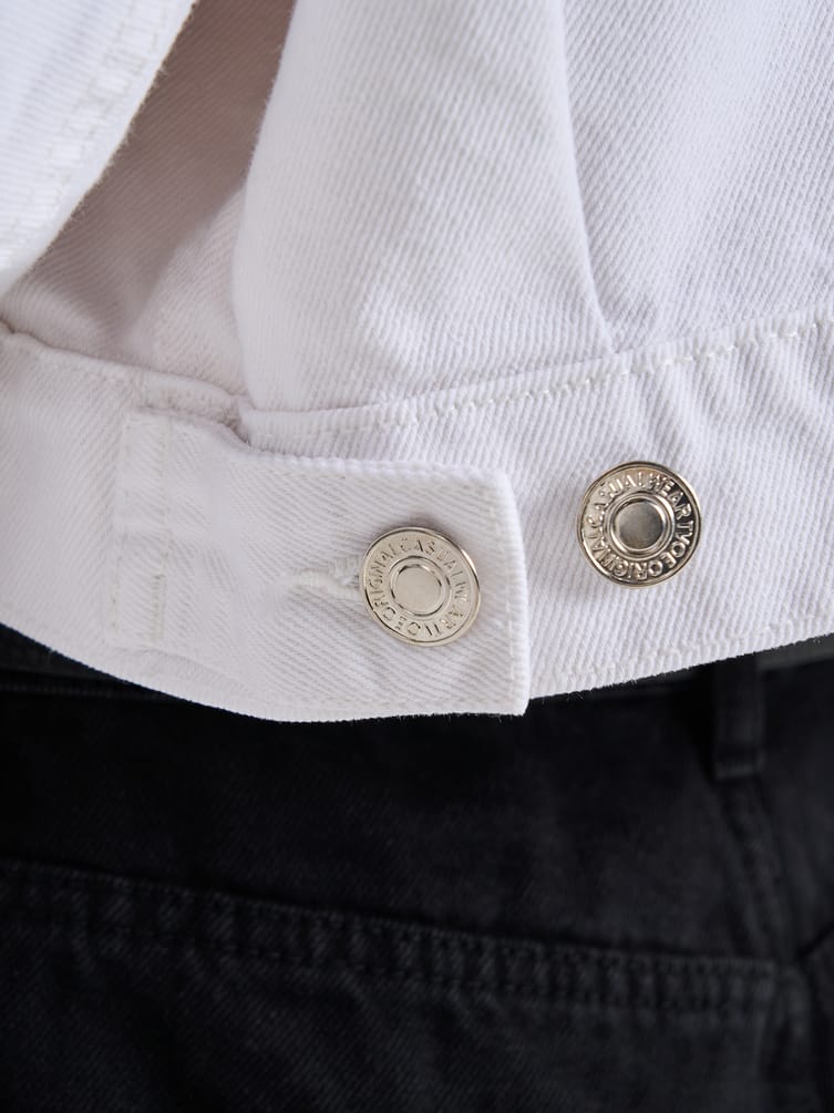 Куртка джинсовая оверсайз укороченная