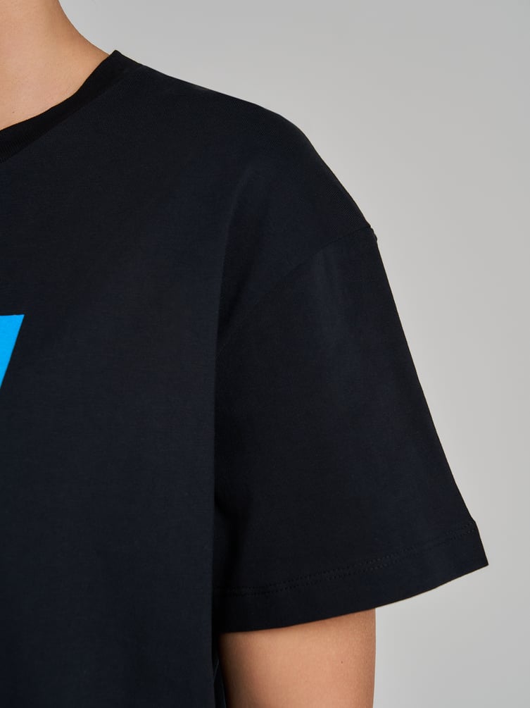 Футболка оверсайз с принтом