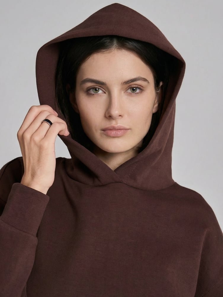 Худи с капюшоном без начесом