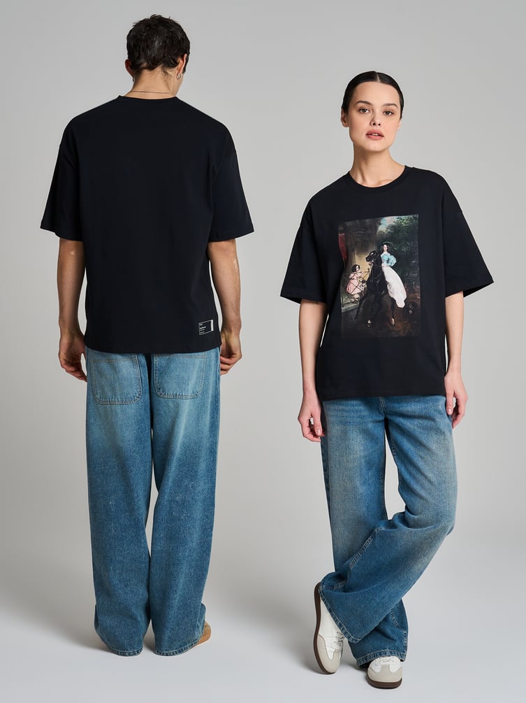 Футболка с принтом картин Третьяковской галереи