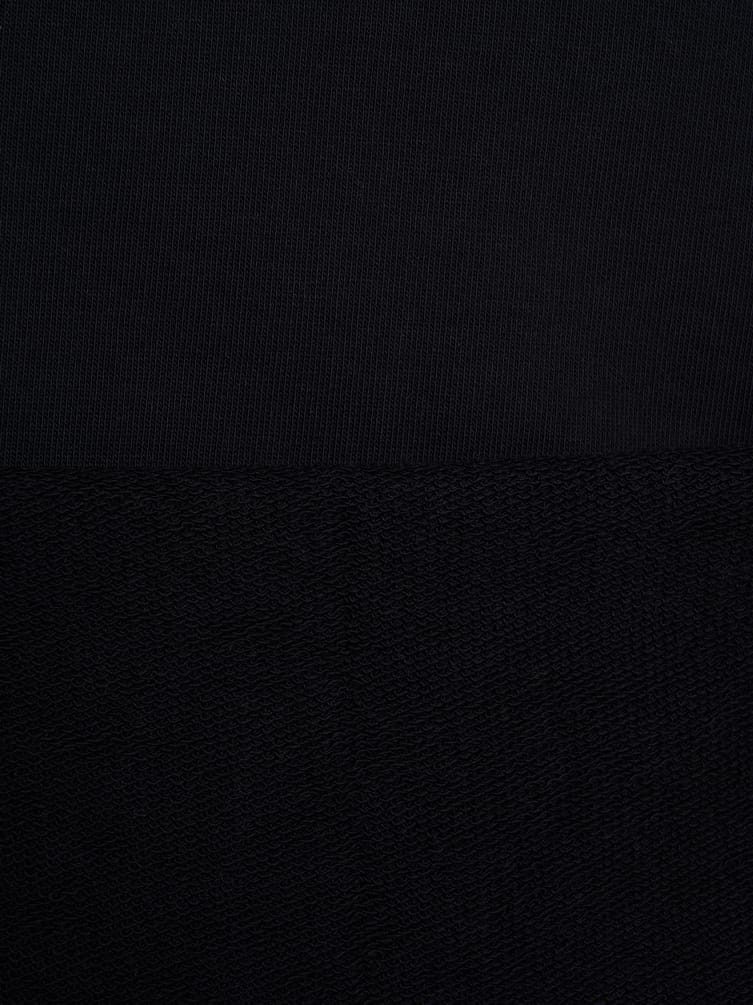 Свитшот оверсайз с коротким рукавом и необработанным краем