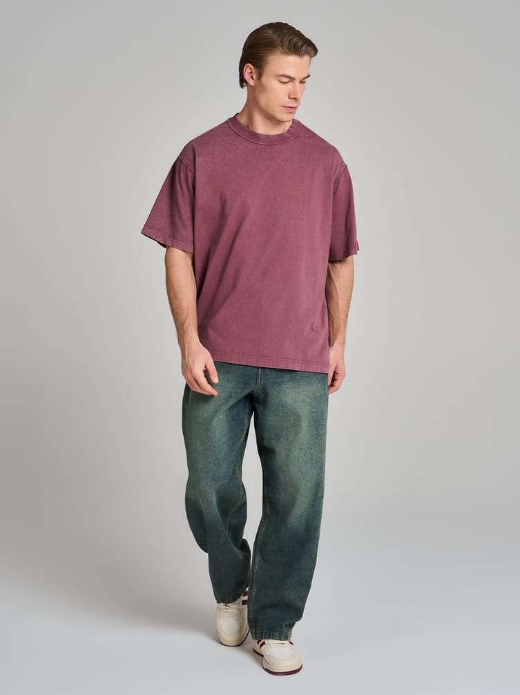 Футболка с вареным эффектом