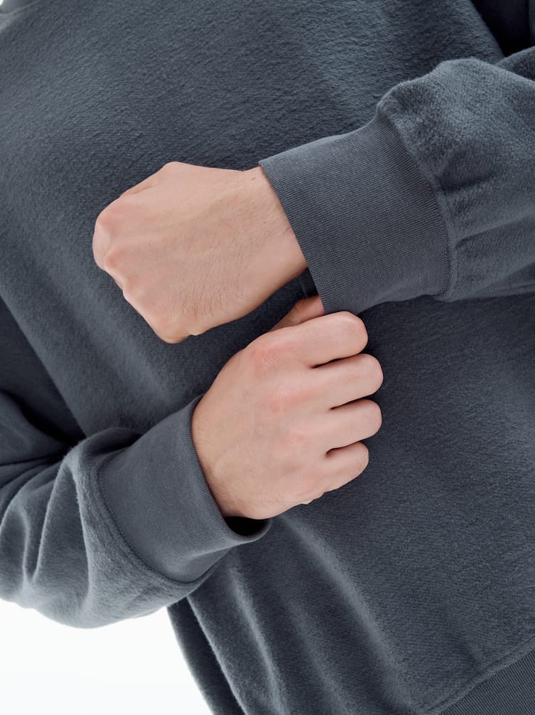 Свитшот оверсайз с начесом