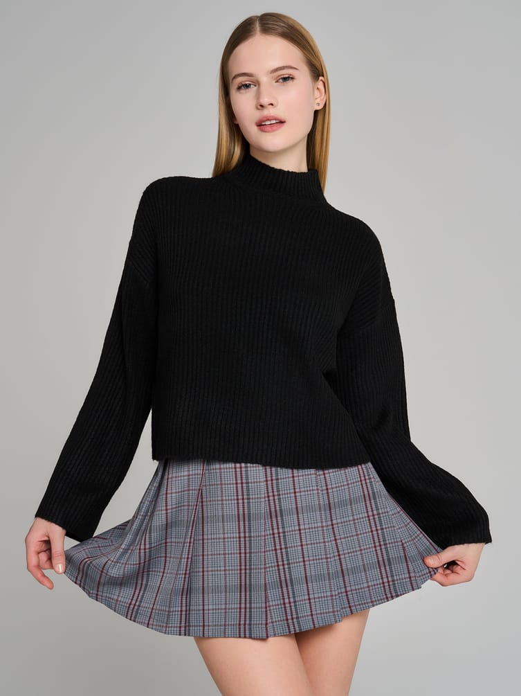 Свитер вязаный теплый