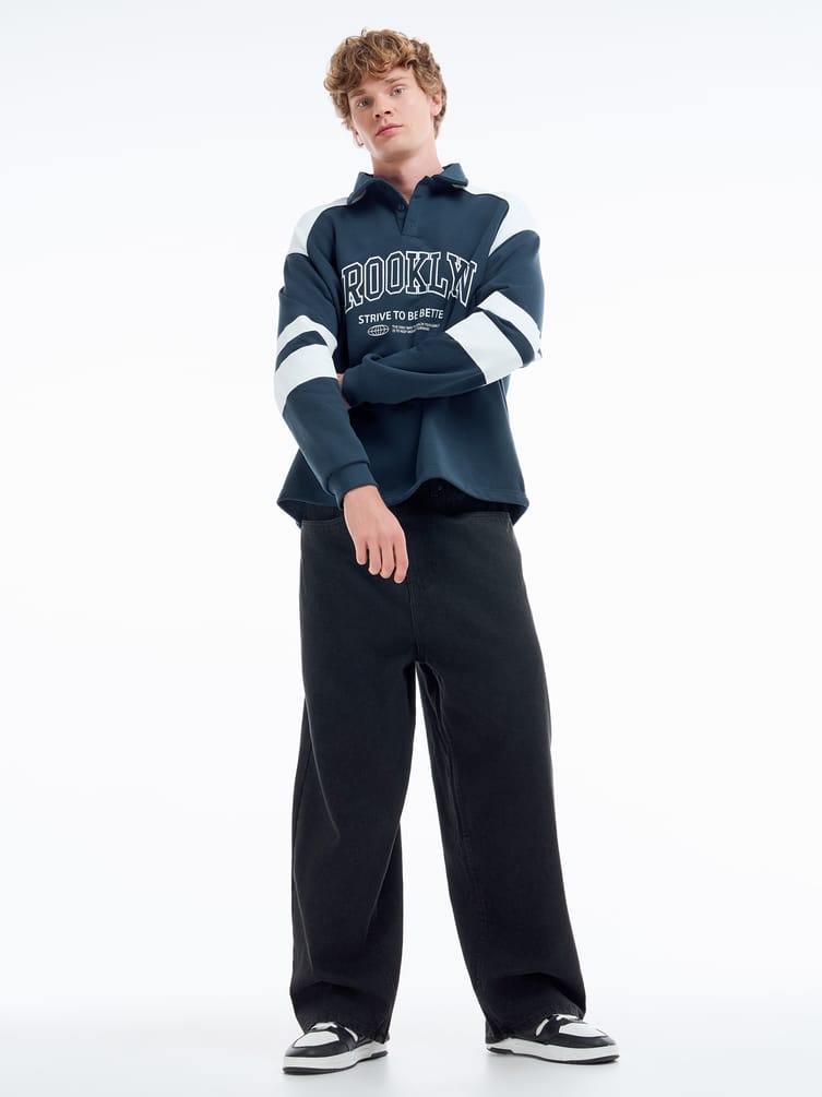 Толстовка с надписью Brooklyn