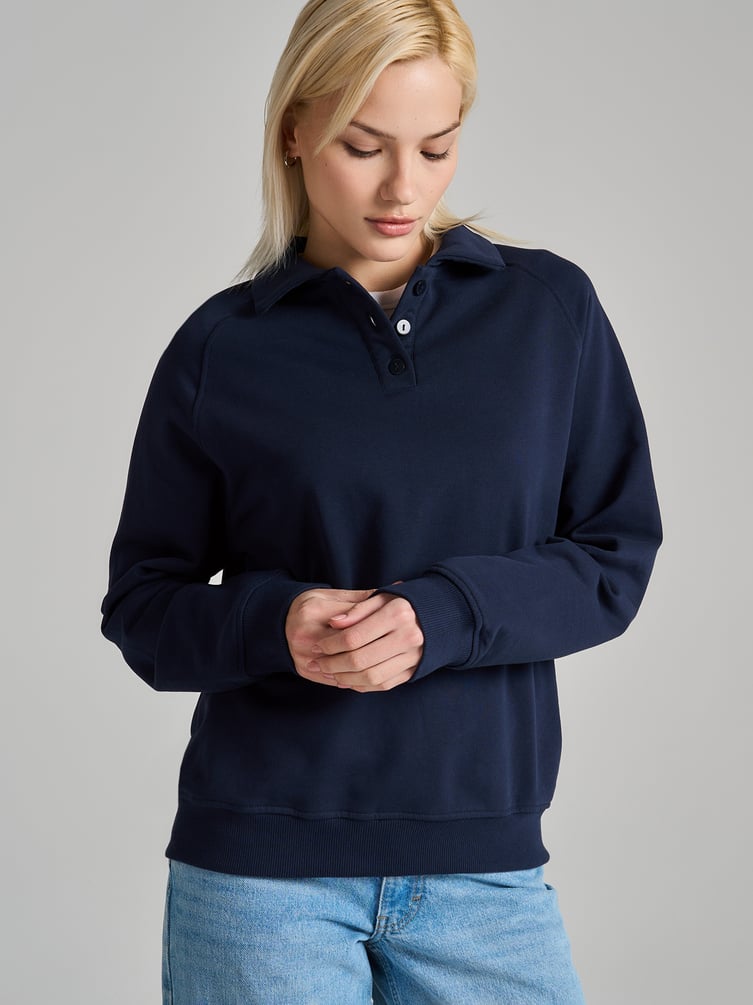 Свитшот-поло деловой