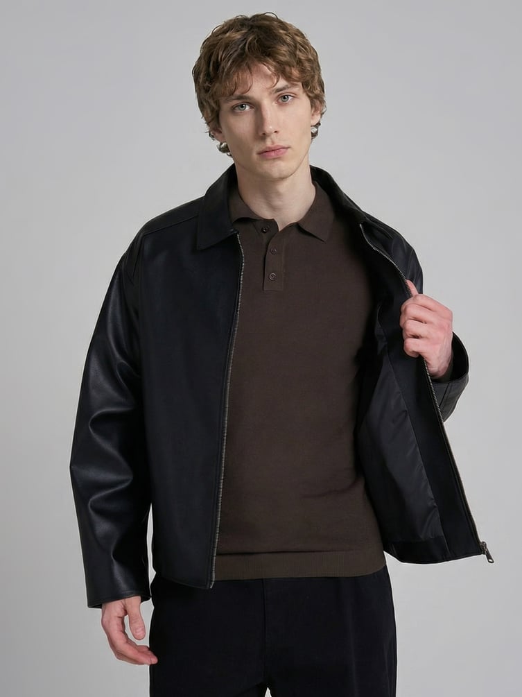 Джемпер поло хлопковый