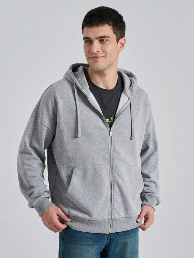 Толстовка оверсайз с капюшоном