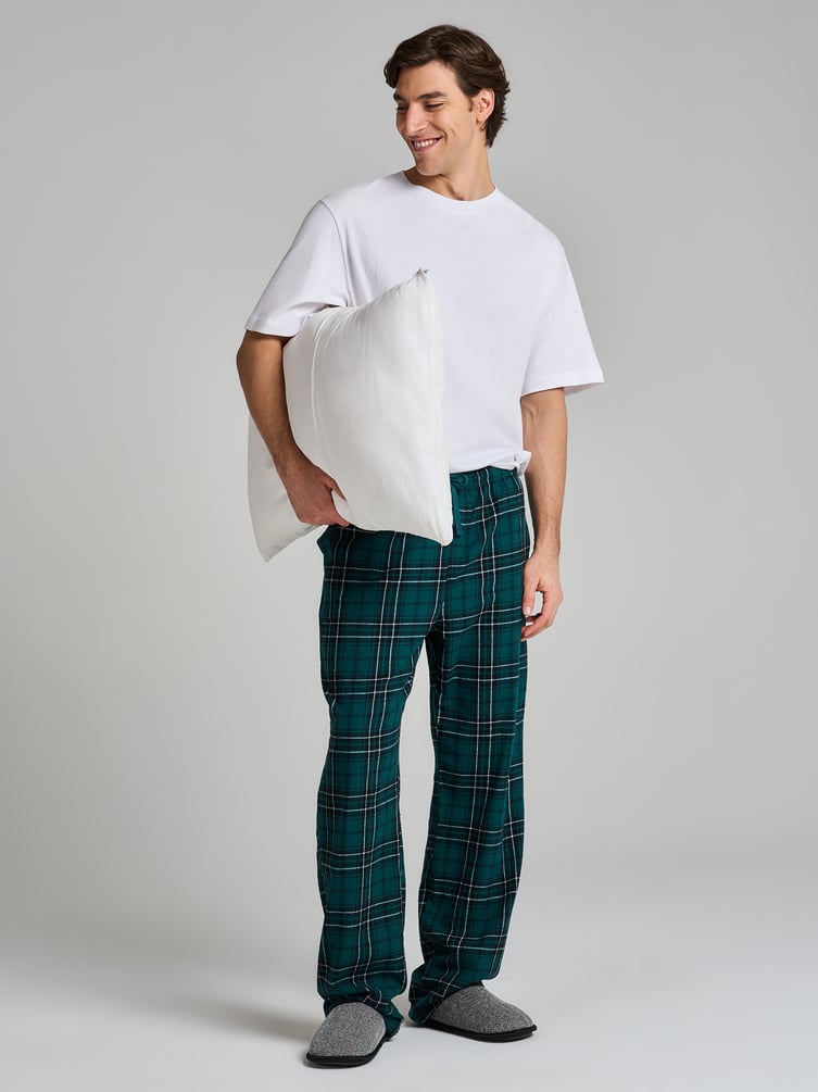 Пижамные брюки в клетку