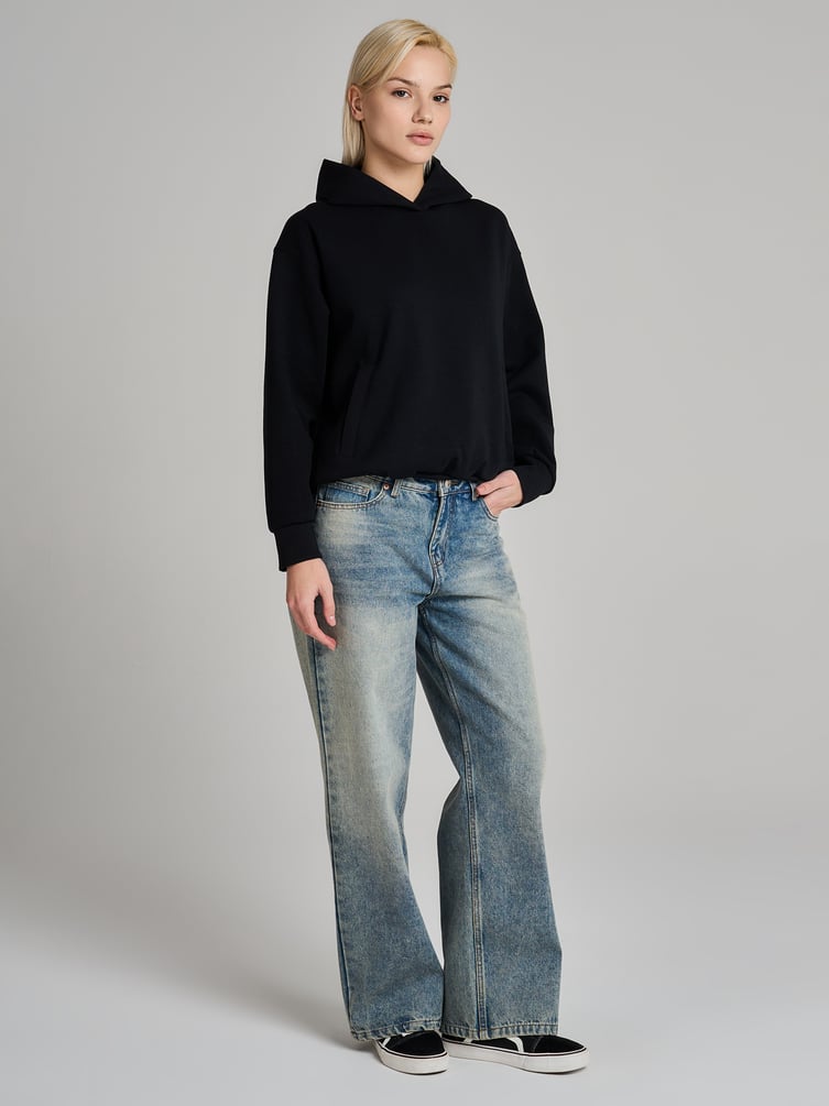 Худи с капюшоном без начесом