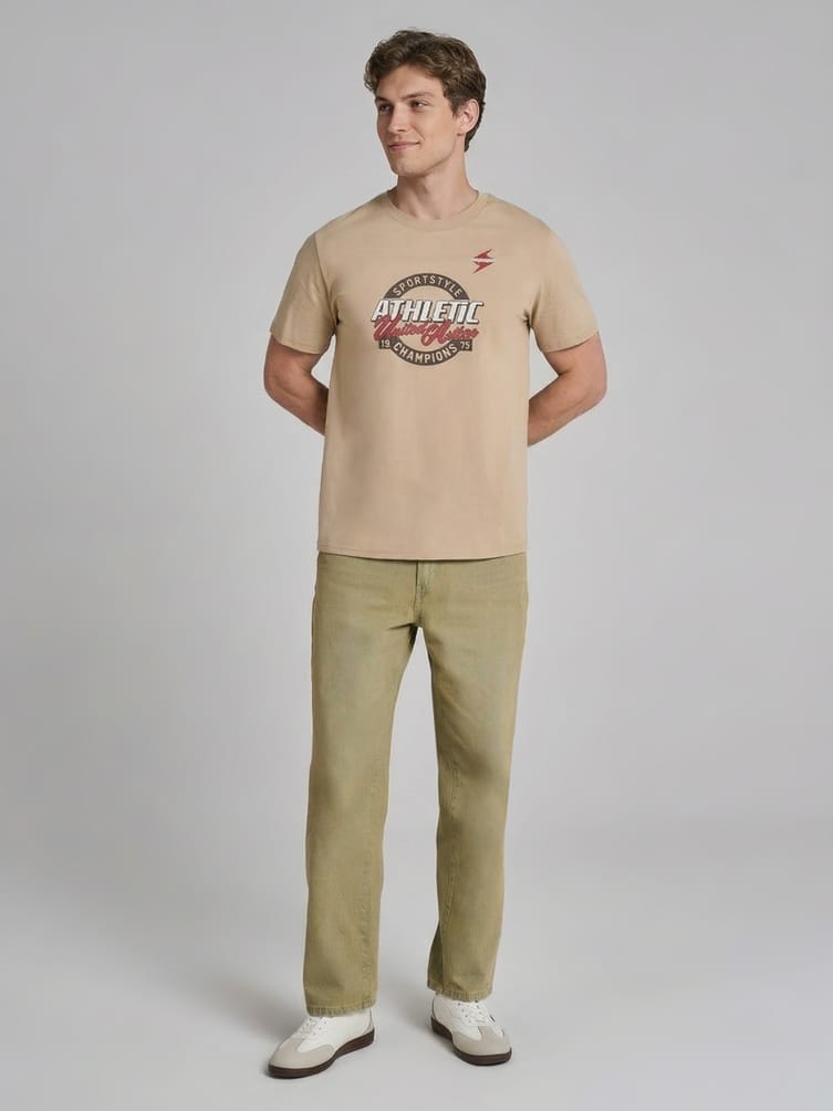 Джинсы багги зауженные