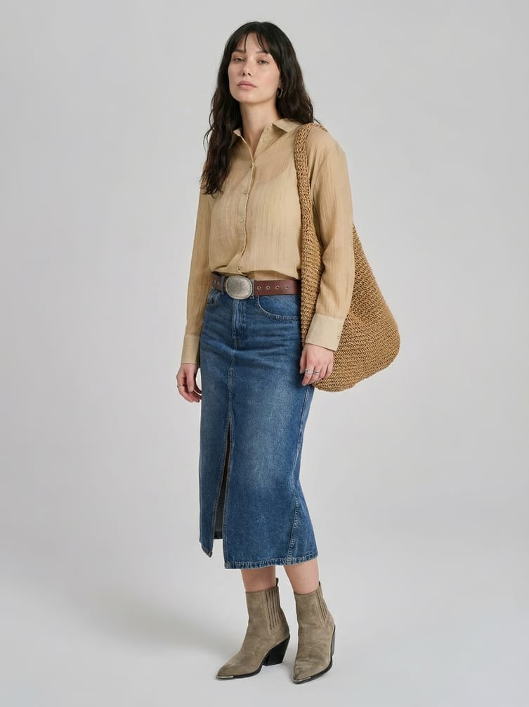 Рубашка летняя со шнуровкой на спине