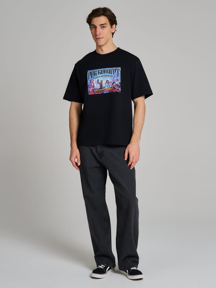 Футболка с принтом Рок мартышек