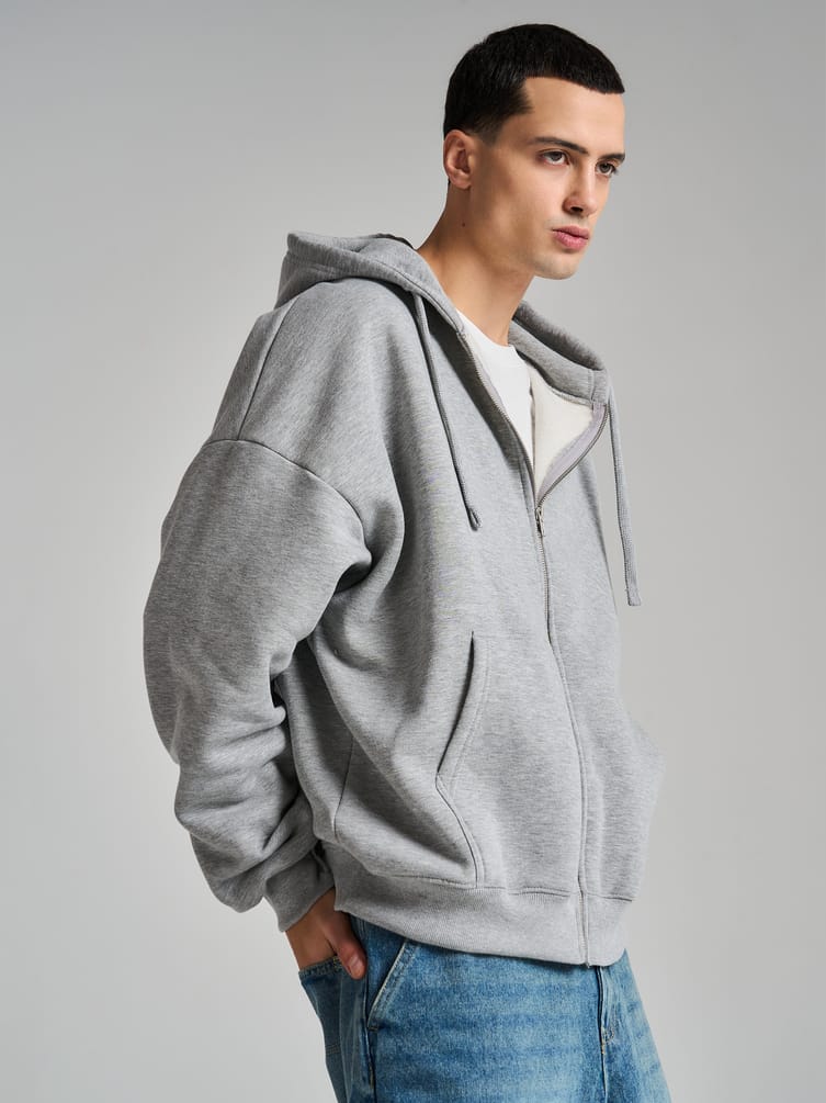 Толстовка на молнии с капюшоном
