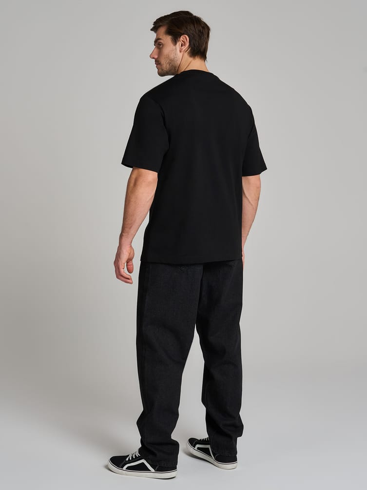 Футболка оверсайз из хлопка с надписью