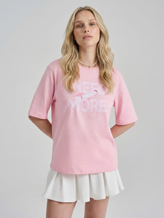 Футболка оверсайз с надписью