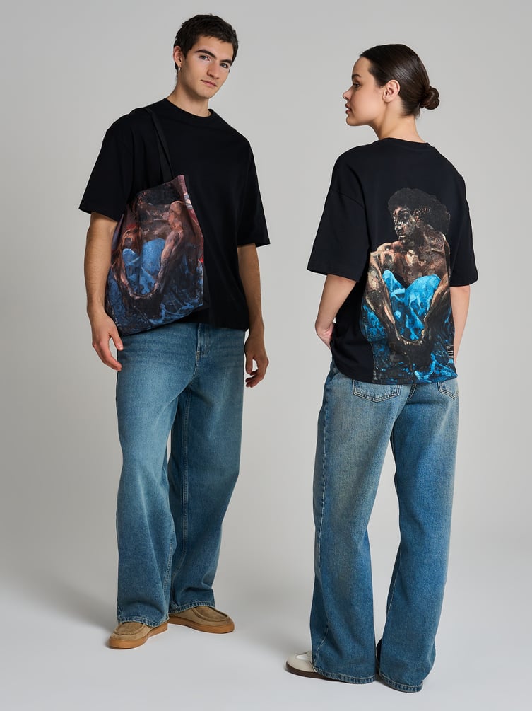 Футболка с принтом картин Третьяковской галереи