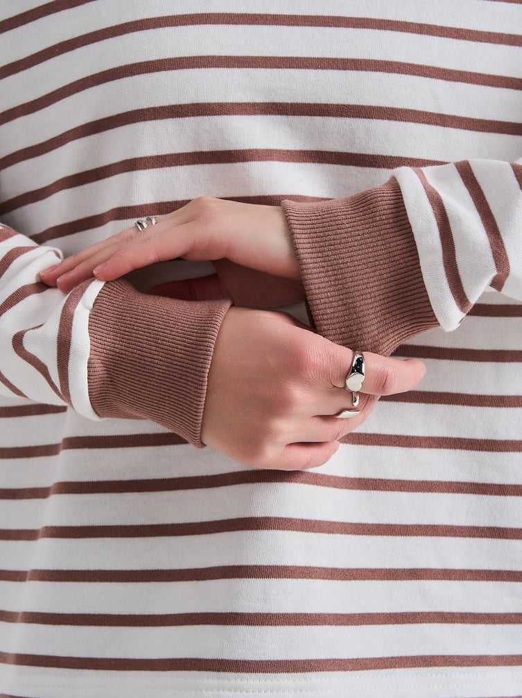 Свитшот в полоску